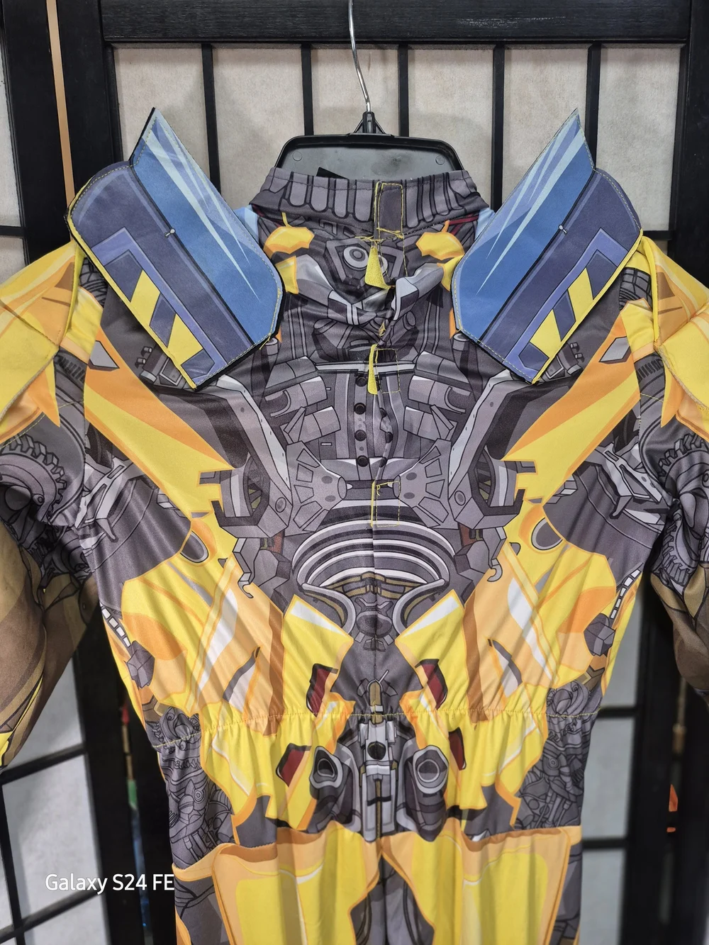 Transformers Bumblebee Mask & Costume 2pc Set Size L (10-12)